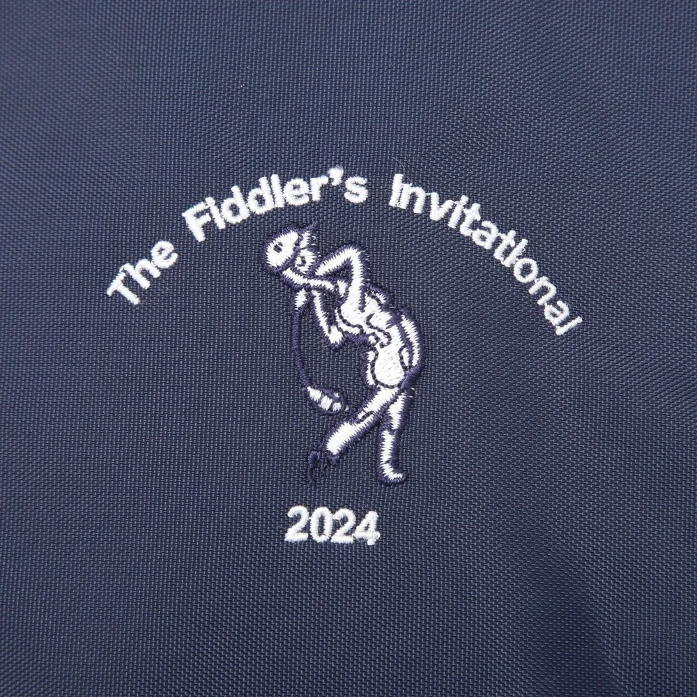 Johnnie-O The Fiddler's Invitational 2024 Navy Shoe Bag Travel Storage NWT